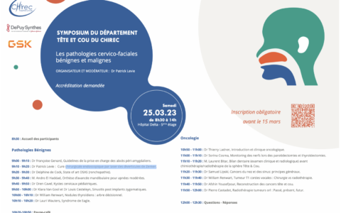 Symposium 2023 du département tête et cou du Chirec